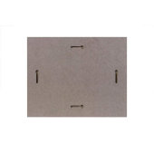 10 Years of Marriage Distressed White Wall Plaque (Back)