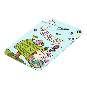 10 Years of Random Acts of Cardness Magnet