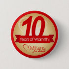 10 Years of Warmth with Mittens for Detroit Pin