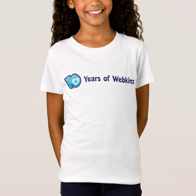 10 Years of Webkinz Logo T-Shirt (Front)