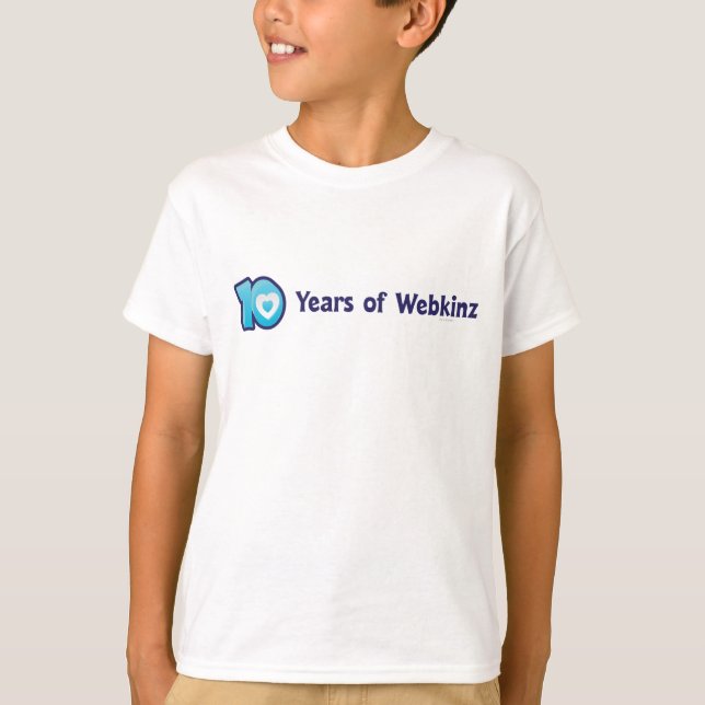 10 Years of Webkinz Logo T-Shirt (Front)