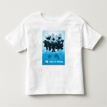 10 Years Of Webkinz Silhouette Toddler T-shirt by webkinz at Zazzle