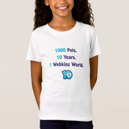 10 Years of Webkinz Stats T_Shirt