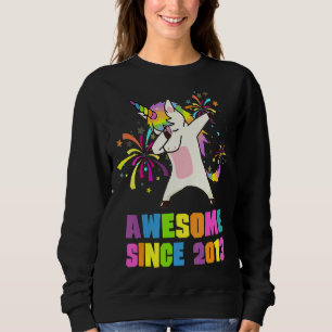 10 Years Old 10th Birthday Awesome Since 2013 Unic Sweatshirt