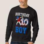 10 Years Old Baseball Themed 10th Birthday Party S Sweatshirt