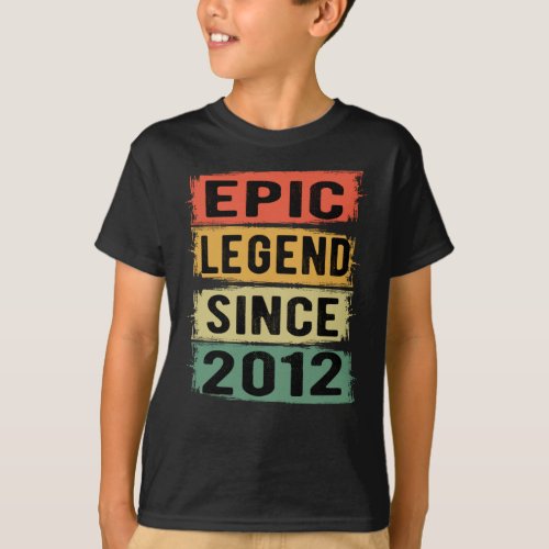 10 Years Old Bday 2011 Epic Legend 10th Birthday T_Shirt