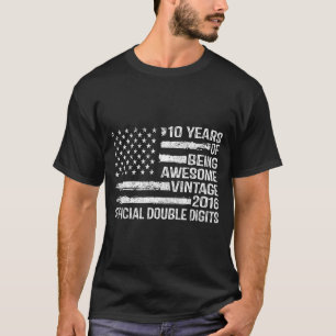 10 years old birthday double digits 10th birthday T-Shirt