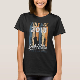10 Years Old Vintage 2013 10th Birthday T-Shirt