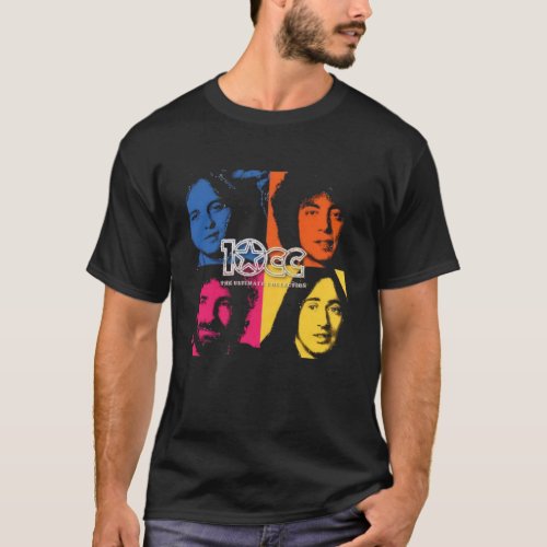 10Cc Band Rock Consisting Of Four Musicians Two Co T_Shirt