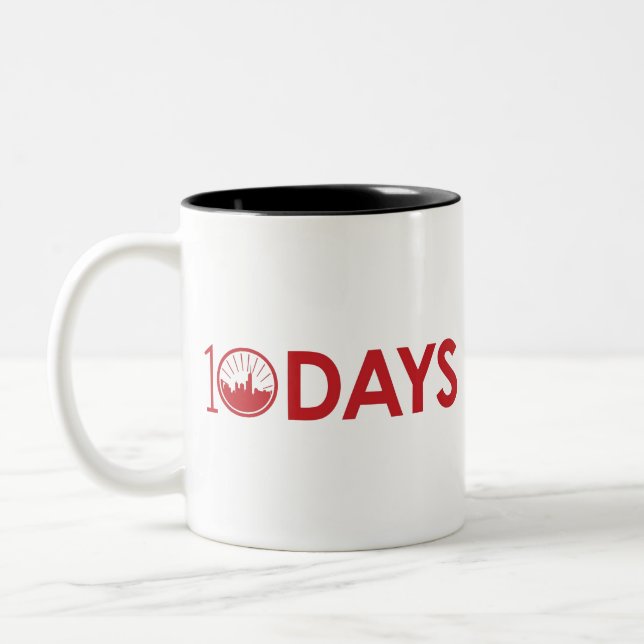 10Days_Logo.Transparent-01 Two-Tone Coffee Mug (Left)