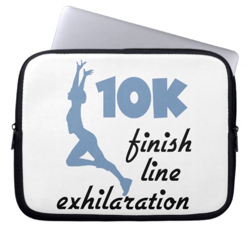 10K Blue Finish Line Laptop Sleeve