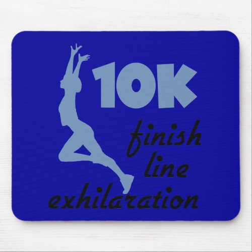 10K Blue Finish Line Mouse Pad