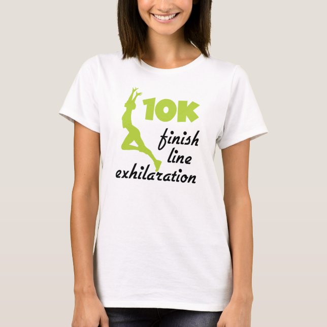 10K Green Finish Line T-Shirt (Front)