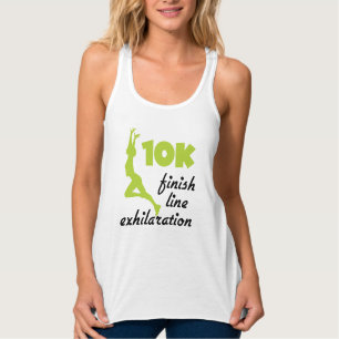 10K Green Finish Line Tank Top