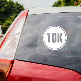 10K Marathon Window Cling