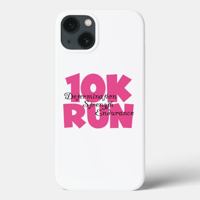 10K Run Pink Sports Running Case-Mate iPhone Case (Back)