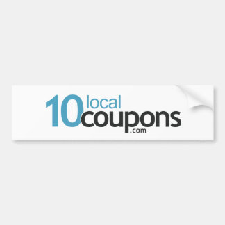 10LocalCoupons.com Bumper Sticker