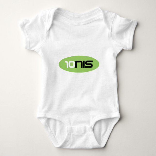 10NIS Tennis Brand tee shirt or baby bodysuit (Front)