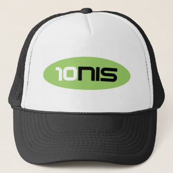 10nis Tennis Brand Trucker Hat by imagewear at Zazzle