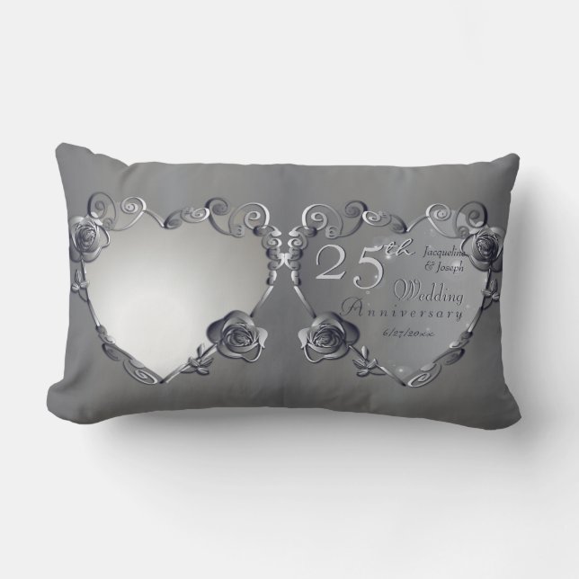 10th,11th,20th,25th,70th Wedding Anniversary  Lumb Lumbar Pillow (Front)
