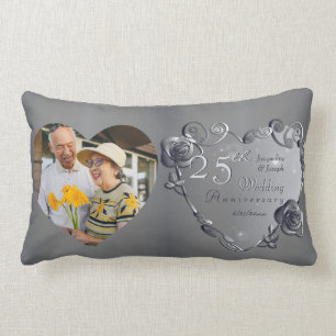 10th,11th,20th,25th,70th Wedding Anniversary  Lumb Lumbar Pillow
