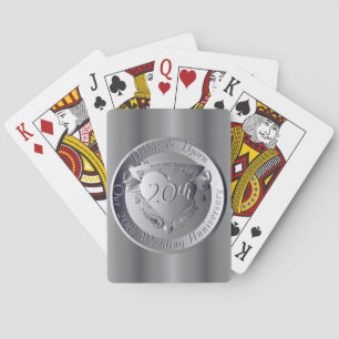 10th,11th,20th,25th Wedding Anniversary Poker Cards