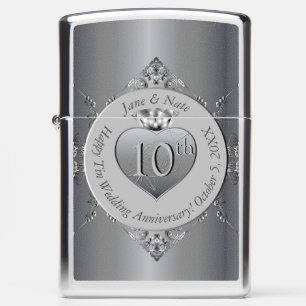 10th,11th,20th/70th, 25th,Anniversary Zippo Lighter