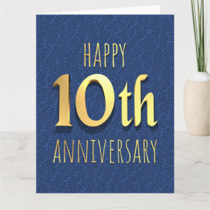 10th Anniversary Card
