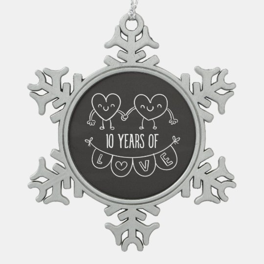 10th anniversary ornament