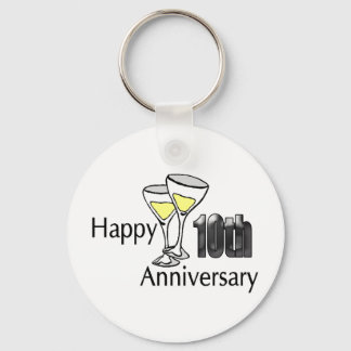 10th anniversary keychain