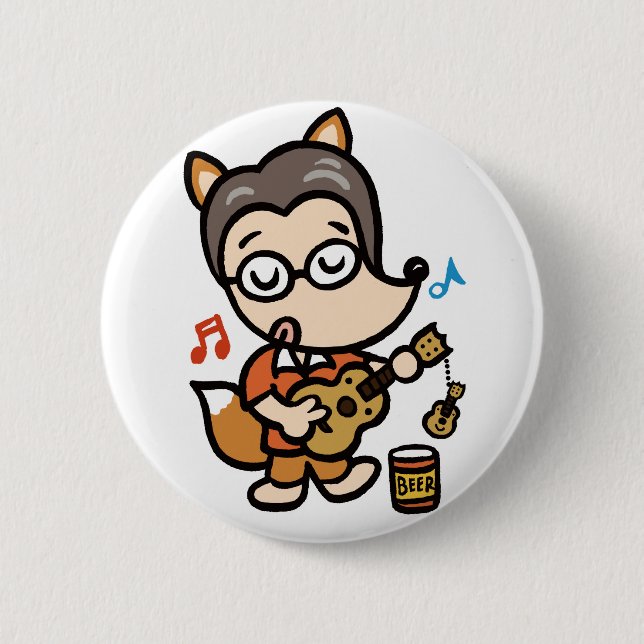 10th anniversary pinback button (Front)