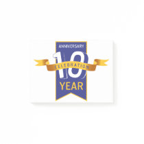 10th_anniversary post-it notes