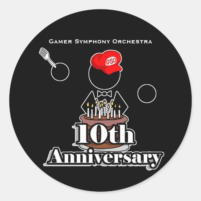 10th Anniversary Stickers (Front)