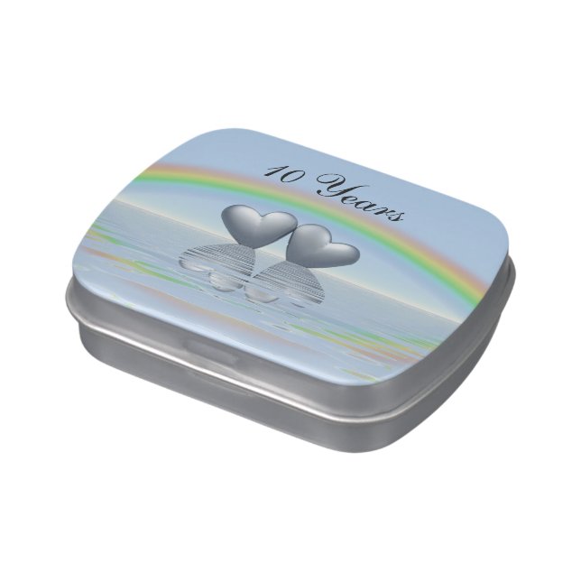 10th Anniversary Tin Hearts (Side)