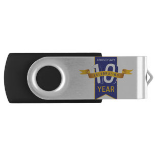 10th Anniversary Year Celebration Flash Drive