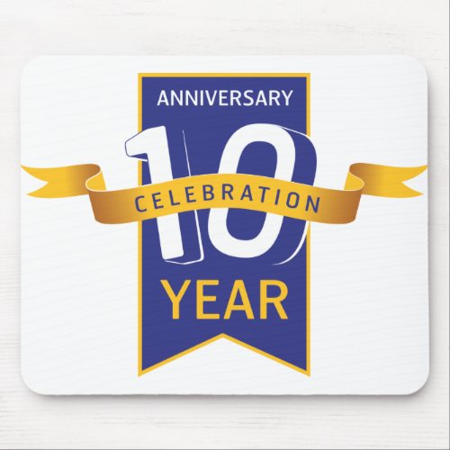 10th Anniversary Year Celebration Mouse Pad