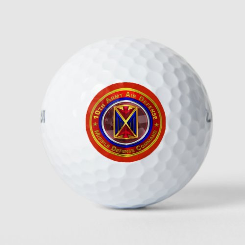 10th Army Air and Missile Defense Command Golf Balls