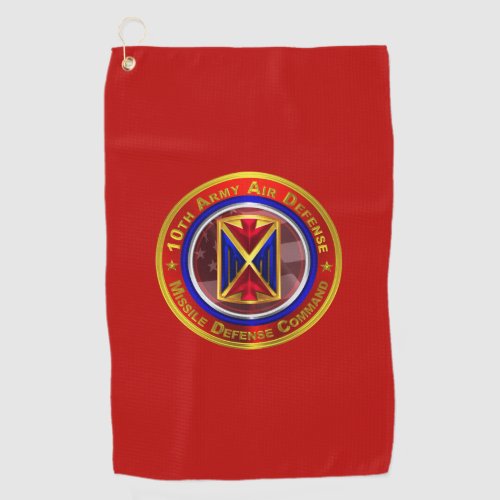 10th Army Air and Missile Defense Command Golf Towel