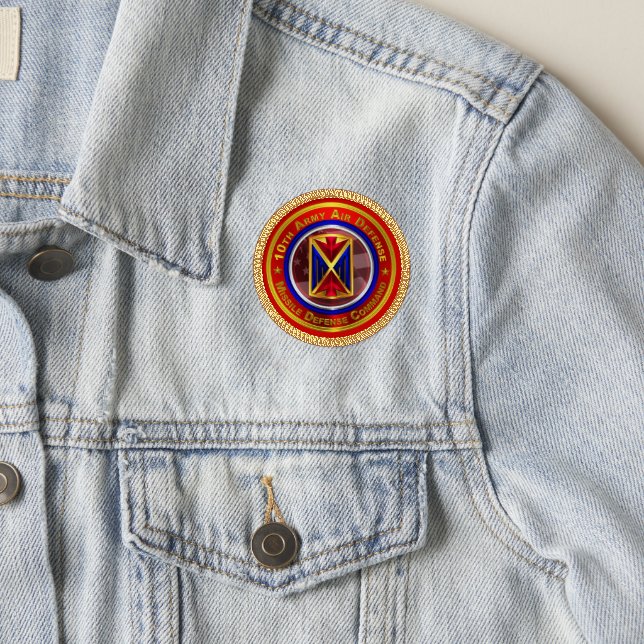 10th Army Air and Missile Defense Command Patch (On Jacket)