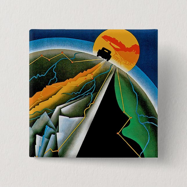 10th Automobile Rally de Monte Carlo Button (Front)