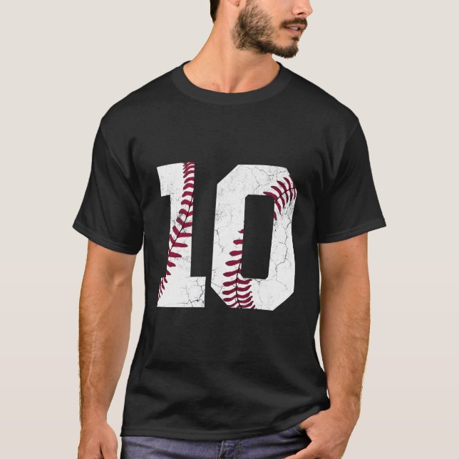 10Th Baseball Ten 10 2013 T-Shirt (Front)