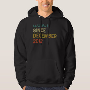 10th Birthday 10 Years Old Goat Since December 201 Hoodie
