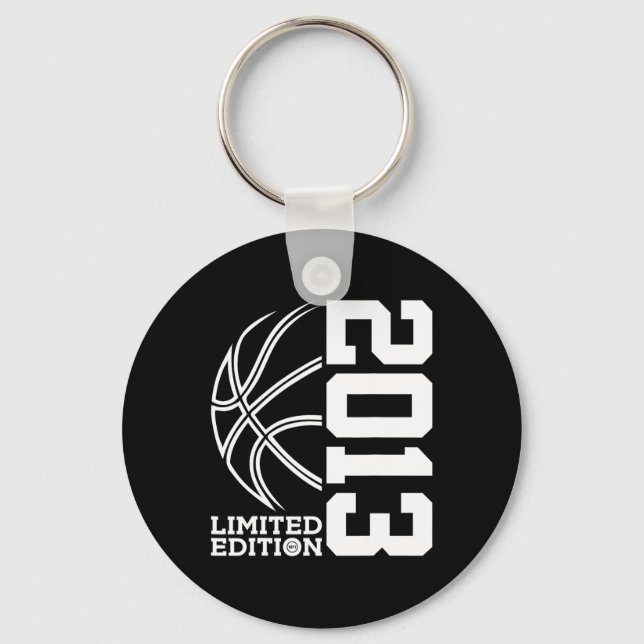 10th Birthday Basketball Limited Edition 2013 2 Keychain (Front)