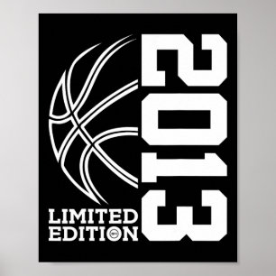 10th Birthday Basketball Limited Edition 2013 2 Poster
