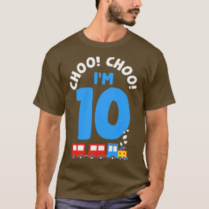 10th Birthday Choo Choo Train T-Shirt