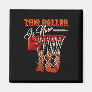 10th Birthday For Boy Basketball 10 Years Old Kid Magnet