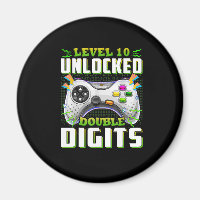 10th Birthday For Boys Double Digits Video Gamer
