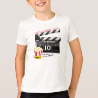 10th Birthday Hollywood Movie Party T-Shirt