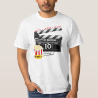 10th Birthday Hollywood Movie Party T-Shirt