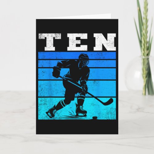 10th Birthday Ice Hockey Boys Ten Hockey Birthday 